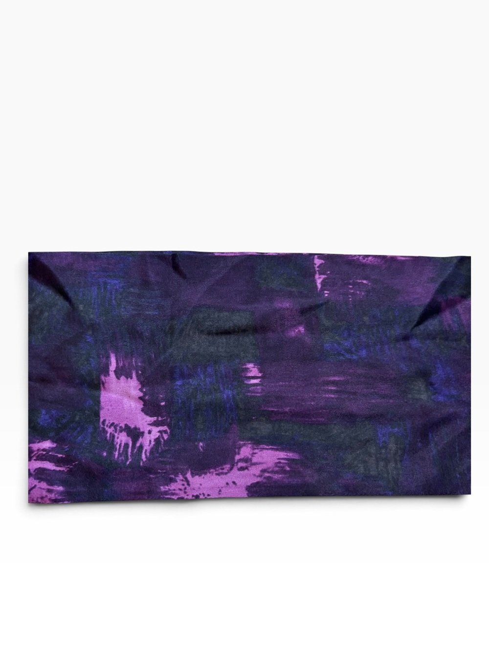 Ladies Banana Republic 100% Silk Neck Scarf Black and Purple